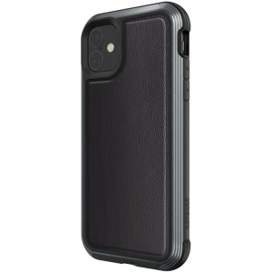 Wholesale X-Doria Defense Lux - Aluminum Case for iPhone 11 (Drop test 3m) (Black Leather) - XDR021BLK - {ean13} - Hurt