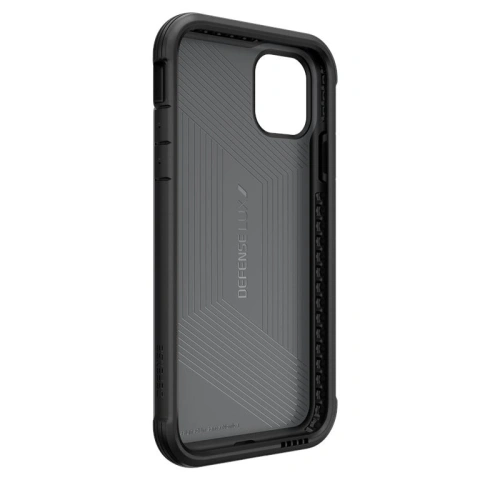 Etui aluminiowe X-Doria Defense Lux Apple iPhone 11 (Drop test 3m) (Black Leather)