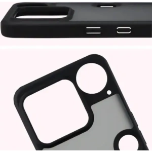 Etui Bizon Case Angelo do Nothing Phone (3) przydymione z czarną ramką