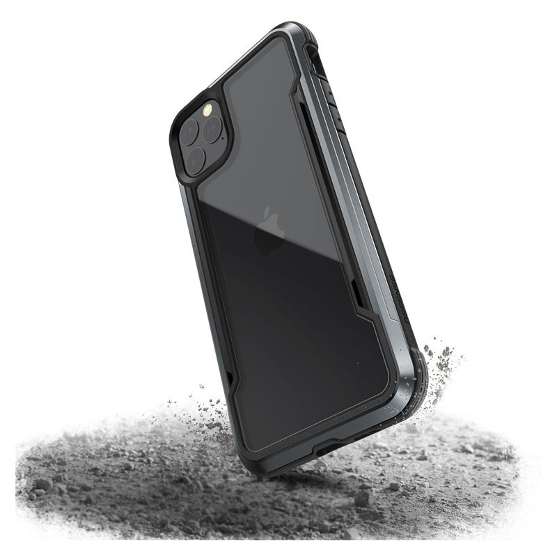 X-Doria Distributor - 6950941484824 - XDR026BLK - X-Doria Defense Shield - Aluminum Case for iPhone 11 Pro Max (Drop test 3m) (Black) - B2B homescreen