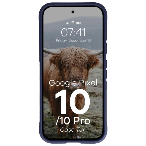 Pancerne etui Bizon Case Tur do Google Pixel 10 / 10 Pro granatowe