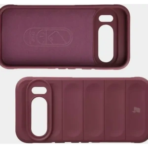 Pancerne etui Bizon Case Tur do Google Pixel 10 / 10 Pro burgundowe
