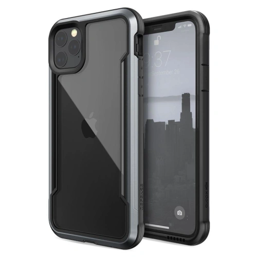 Etui aluminiowe X-Doria Defense Shield Apple iPhone 11 Pro Max (Drop Test 3m) (Black)
