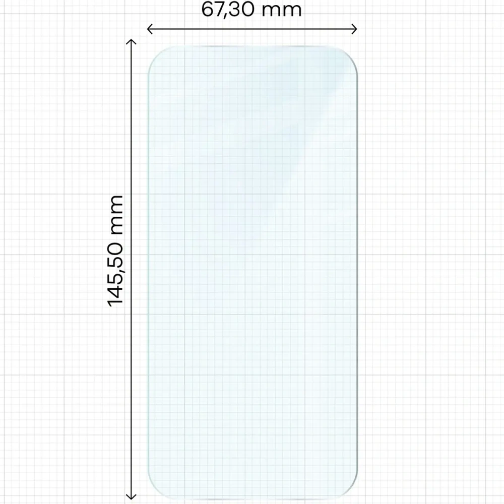 Szkło hartowane Bizon Glass Clear Duo do iPhone 17 / 17 Pro / 16 Pro [2 PACK]