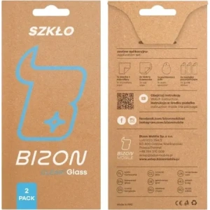 Szkło hartowane Bizon Glass Clear Duo do iPhone 17 / 17 Pro / 16 Pro [2 PACK]