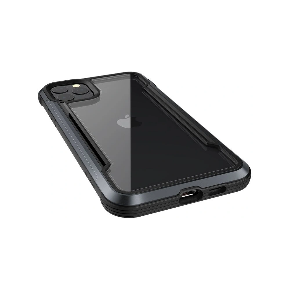 Hurtownia GSM - Aluminiové etui X-Doria Defense Shield Apple iPhone 11 Pro Max (test pádu 3m) (černé) - XDR026BLK - {ean13} - Hurt