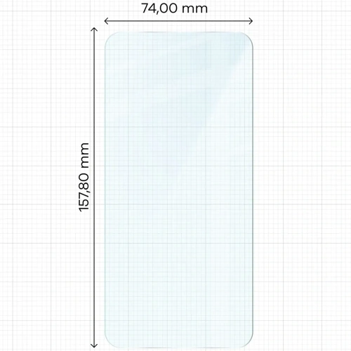 Szkło hartowane Bizon Glass Clear Duo do Galaxy M35 5G / A35 5G [2 PACK]