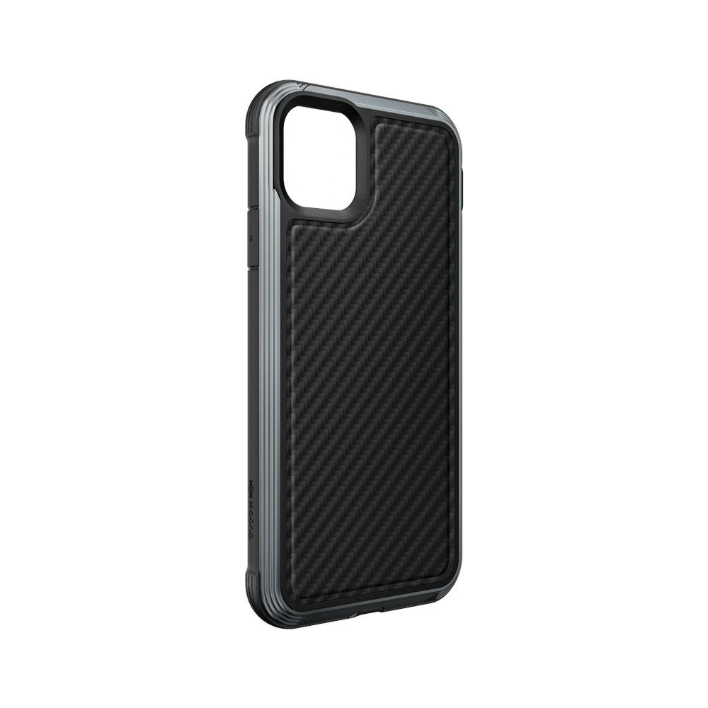 Hurtownia GSM - Hliníkové pouzdro X-Doria Defense Lux Apple iPhone 11 Pro Max (Test pádu 3m) (Černá karbonová vlákna) - XDR027BLK - {ean13} - Hurt