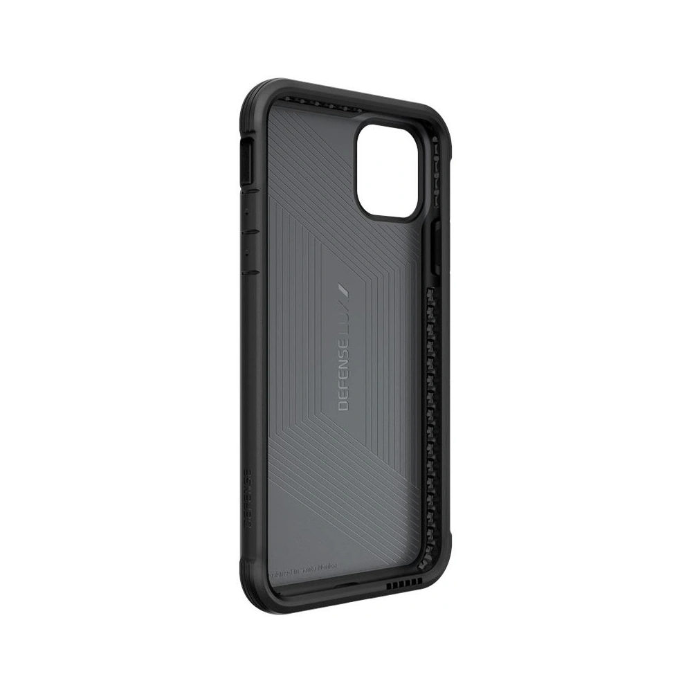 Hurtownia GSM - Hliníkové pouzdro X-Doria Defense Lux Apple iPhone 11 Pro Max (Test pádu 3m) (Černá karbonová vlákna) - XDR027BLK - {ean13} - Hurt