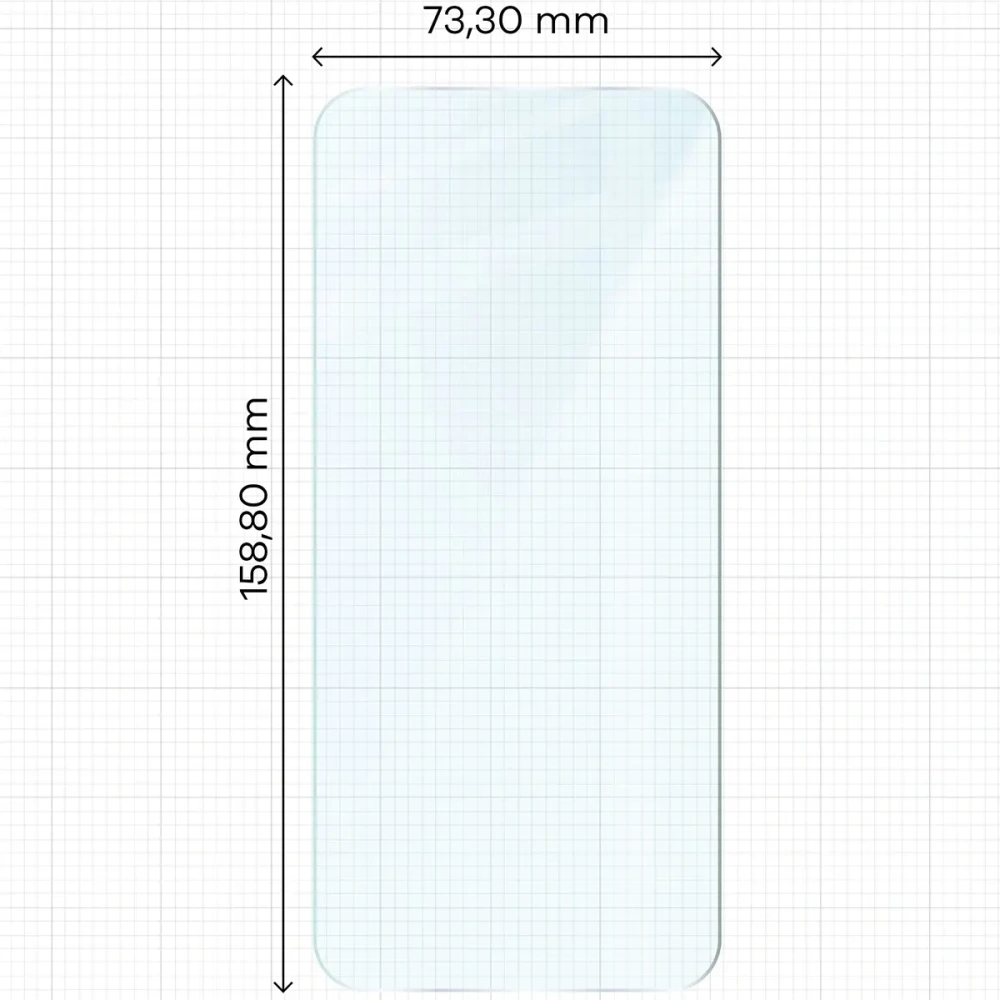 Szkło hartowane Bizon Glass Clear Duo do iPhone 17 Pro Max [2 PACK]