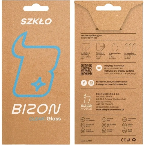 Szkło hartowane Bizon Glass Clear Duo do Motorola Moto G86 5G / G86 Power 5G [2 PACK]