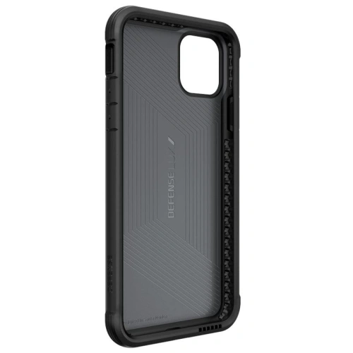 Etui aluminiowe X-Doria Defense Lux Apple iPhone 11 Pro Max (Drop test 3m) (Black Leather)