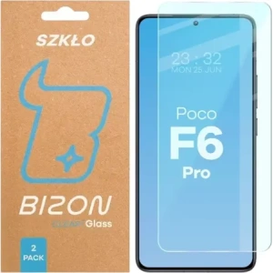 Szkło hartowane Bizon Glass Clear Duo do Xiaomi POCO F6 Pro [2 PACK]