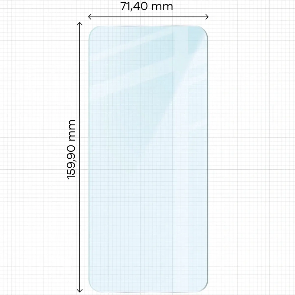 Szkło hartowane Bizon Glass Clear Duo do Realme 14x 5G / C55 / C75 / OnePlus Nord CE 3 Lite / Oppo A60 4G [2 PACK]