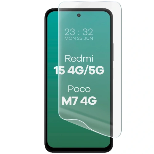 Folia hydrożelowa na ekran Bizon Glass Hydrogel Front do Xiaomi Redmi 15 4G / 5G / POCO M7 4G