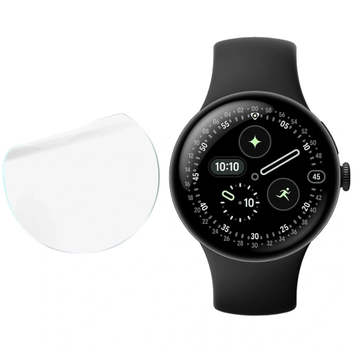 Folia hydrożelowa na ekran Bizon Glass Watch Hydrogel Duo do Google Pixel Watch 4 41mm [2 PACK]