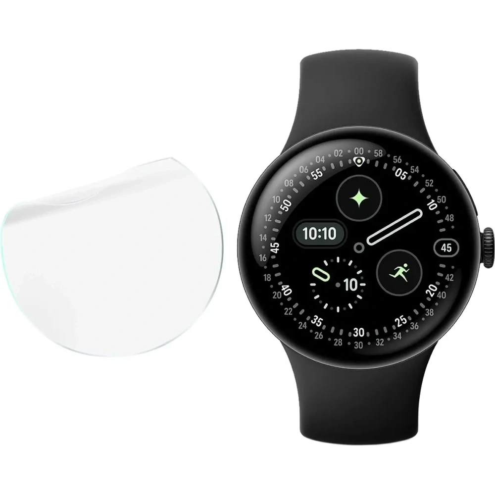 Folia hydrożelowa na ekran Bizon Glass Watch Hydrogel Duo do Google Pixel Watch 4 41mm [2 PACK]