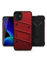 Hurtownia GSM - Pancerne etui Zizo Bolt Cover Apple iPhone 11 ze szkłem 9H na ekran + podstawka & uchwyt do paska (Red/Black) - ZIZ005REDBLK - {ean13} - Hurt