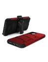 Hurtownia GSM - Pancerne etui Zizo Bolt Cover Apple iPhone 11 se sklem 9H na displej + stojánek & držák na pás (Červená/Černá) - ZIZ005REDBLK - {ean13} - Hurt