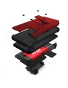 Hurtownia GSM - Pancerne etui Zizo Bolt Cover Apple iPhone 11 se sklem 9H na displej + stojánek & držák na pás (Červená/Černá) - ZIZ005REDBLK - {ean13} - Hurt