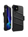 Hurtownia GSM - Pantalon etui Zizo Bolt Cover Apple iPhone 11 cu sticlă 9H pe ecran + suport și prindere pentru curea (Negru/Negru) - ZIZ007BLK - {ean13} - Hurt