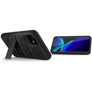 Wholesale Zizo Bolt Cover - Case for iPhone 11 with Military Grade + Glass Screen Protector & Kickstand and Holster (Red/Black) - ZIZ007BLK - {ean13} - Hurt