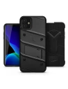 Hurtownia GSM - Pantalon etui Zizo Bolt Cover Apple iPhone 11 cu sticlă 9H pe ecran + suport și prindere pentru curea (Negru/Negru) - ZIZ007BLK - {ean13} - Hurt