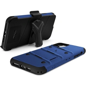 Wholesale Zizo Bolt Cover - Case for iPhone 11 with Military Grade + Glass Screen Protector & Kickstand and Holster (Red/Black) - ZIZ009BLUBLK - {ean13} - Hurt