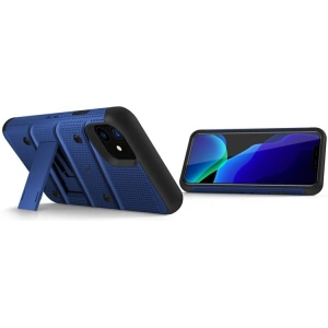 Wholesale Zizo Bolt Cover - Case for iPhone 11 with Military Grade + Glass Screen Protector & Kickstand and Holster (Red/Black) - ZIZ009BLUBLK - {ean13} - Hurt