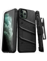 Hurtownia GSM - Pancéřové pouzdro Zizo Bolt Cover Apple iPhone 11 Pro Max se sklem 9H na displej + stojánek & držák na pás (Černá/Černá) - ZIZ011BLK - {ean13} - Hurt