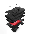 Hurtownia GSM - Pancéřové pouzdro Zizo Bolt Cover Apple iPhone 11 Pro Max se sklem 9H na displej + stojánek & držák na pás (Černá/Černá) - ZIZ011BLK - {ean13} - Hurt