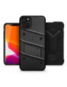 Hurtownia GSM - Pancéřové pouzdro Zizo Bolt Cover Apple iPhone 11 Pro Max se sklem 9H na displej + stojánek & držák na pás (Černá/Černá) - ZIZ011BLK - {ean13} - Hurt