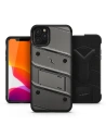 Pancéřové pouzdro Zizo Bolt Cover Apple iPhone 11 Pro Max se sklem 9H na displej + stojánek & držák na pás (Metal Gray/Black)