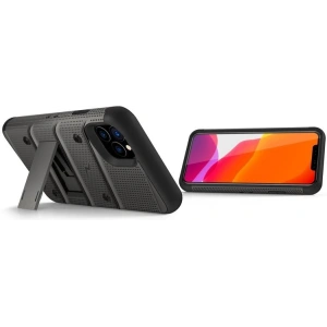 Wholesale Zizo Bolt Cover - Case for iPhone 11 Pro Max with Military Grade + Glass Screen Protector & Kickstand and Holster (Red/Black) - ZIZ012GRYBLK - {ean13} - Hurt
