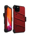 Hurtownia GSM - Pancéřové pouzdro Zizo Bolt Cover Apple iPhone 11 Pro Max se sklem 9H na displej + stojánek a držák na pásek (Červená/Černá) - ZIZ013REDBLK - {ean13} - Hurt