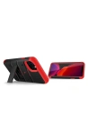 Hurtownia GSM - Pancerne etui Zizo Bolt Cover Apple iPhone 11 Pro ze szkłem 9H na ekran + podstawka & uchwyt do paska (Black/Red) - ZIZ017BLKRED - {ean13} - Hurt