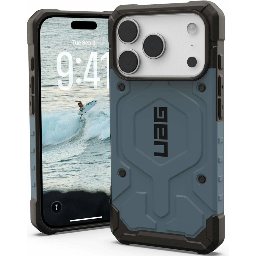 Etui UAG Urban Armor Gear Pathfinder MagSafe do Apple iPhone 17 Pro (cloud blue)