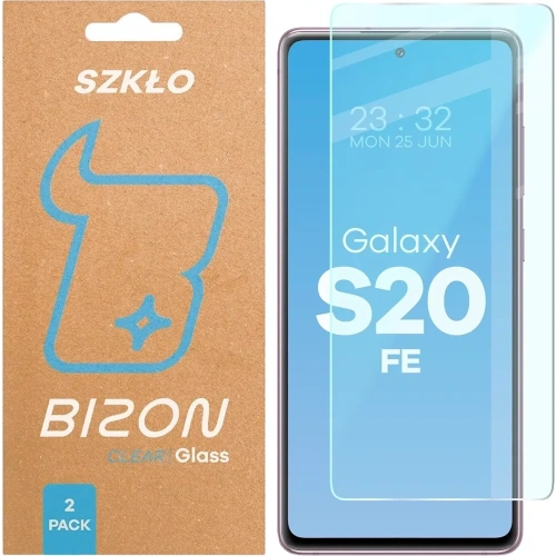 Szkło hartowane Bizon Glass Clear Duo do Samsung Galaxy S20 FE [2 PACK]