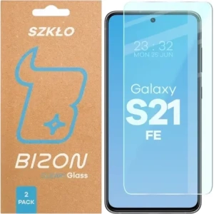 Szkło hartowane Bizon Glass Clear Duo do Samsung Galaxy S21 FE [2 PACK]