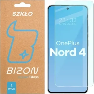 Szkło hartowane Bizon Glass Clear Duo do OnePlus Nord 4 [2 PACK]