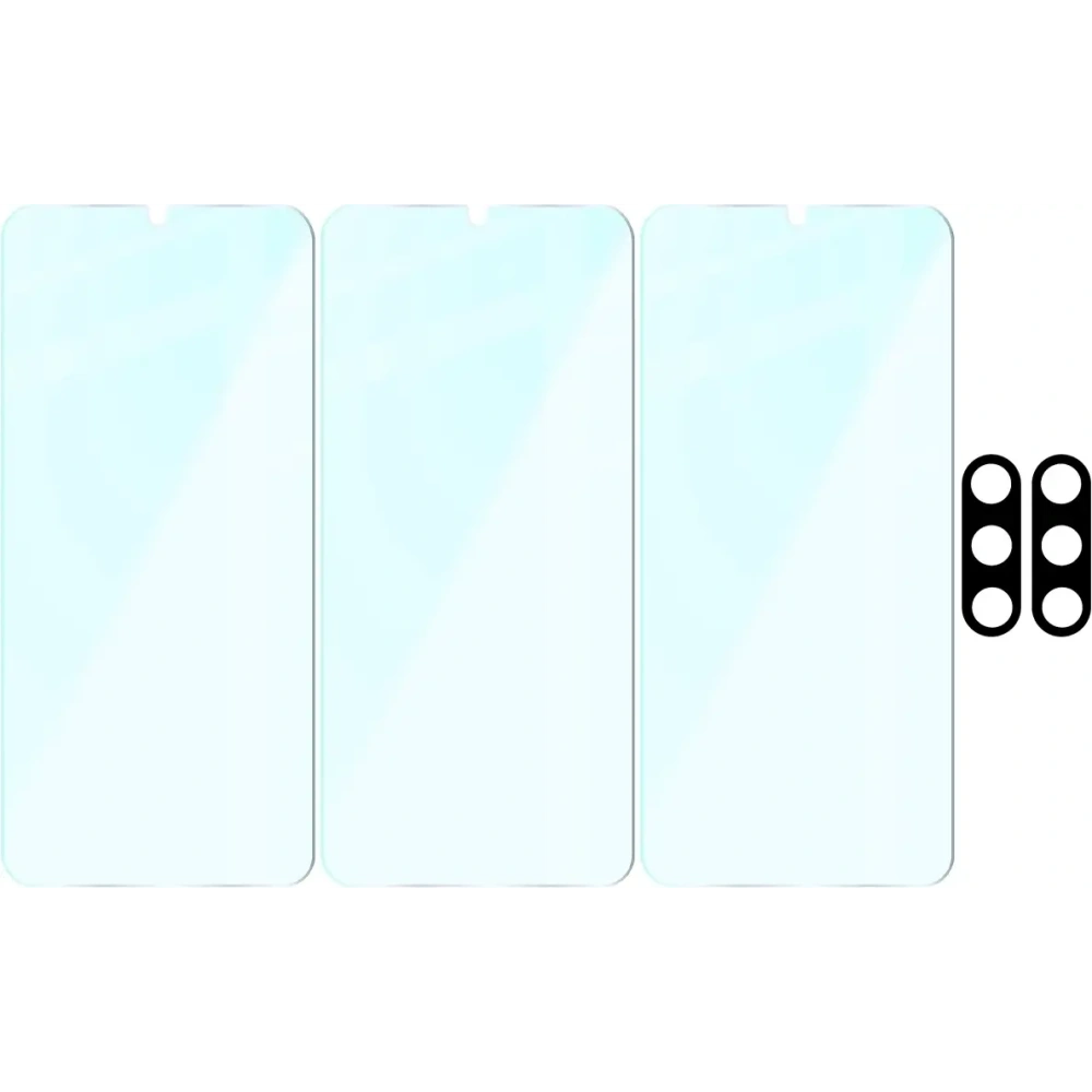 3x Szkło na ekran + szkło na aparat Bizon Glass Clear Pack do Samsung Galaxy A17 5G