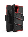 Hurtownia GSM - Pancéřové pouzdro Zizo Bolt Cover Samsung Galaxy Note 10 a základna & držák na pás (Černá/Červená) - ZIZ020BLKRED - {ean13} - Hurt