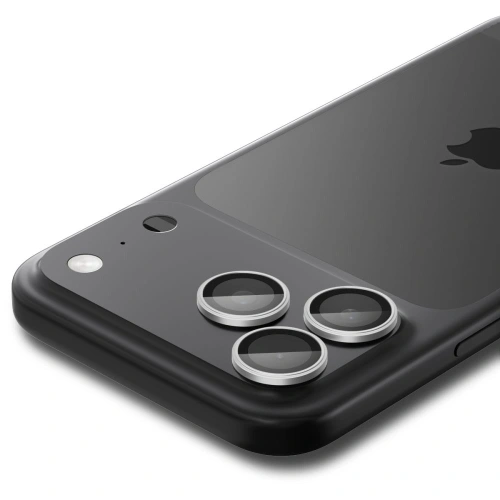 Osłona aparatu Spigen Optik Pro Glas.tr ez Fit Camera Protector do Apple iPhone 16 Pro / Max / 17 Pro / Max Silver [2 PACK]