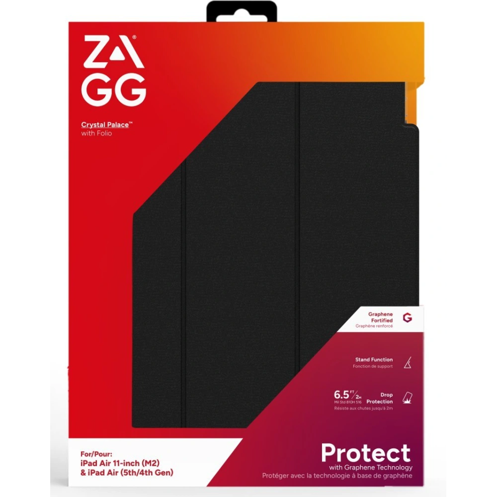 Etui ZAGG Crystal Palace Folio do Apple iPad Air 11" 2024/2025 / iPad Air 10.9" 2022/2020 (clear)