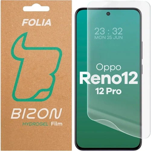 Folia hydrożelowa na ekran Bizon Glass Hydrogel Front do Oppo Reno 12 / 12 Pro