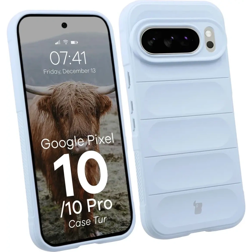 Pancerne etui Bizon Case Tur do Google Pixel 10 / 10 Pro jasnoniebieskie