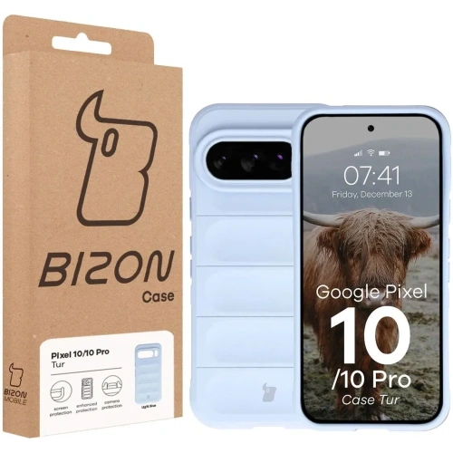 Pancerne etui Bizon Case Tur do Google Pixel 10 / 10 Pro jasnoniebieskie