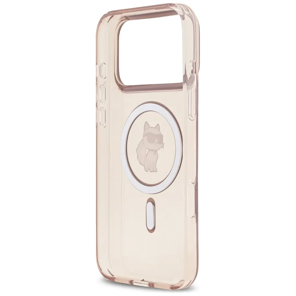 Etui Karl Lagerfeld IML Choupette MagSafe do Apple iPhone 17 Pro Max różowy