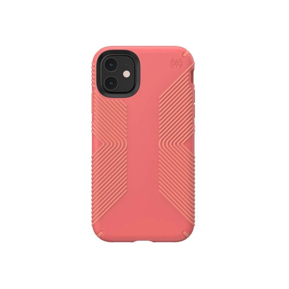 Hurtownia GSM - Etui Speck Presidio Grip iPhone 11 z powłoką MICROBAN Parrot Pink/Papaya Pink - SPK095PNK - {ean13} - Hurt
