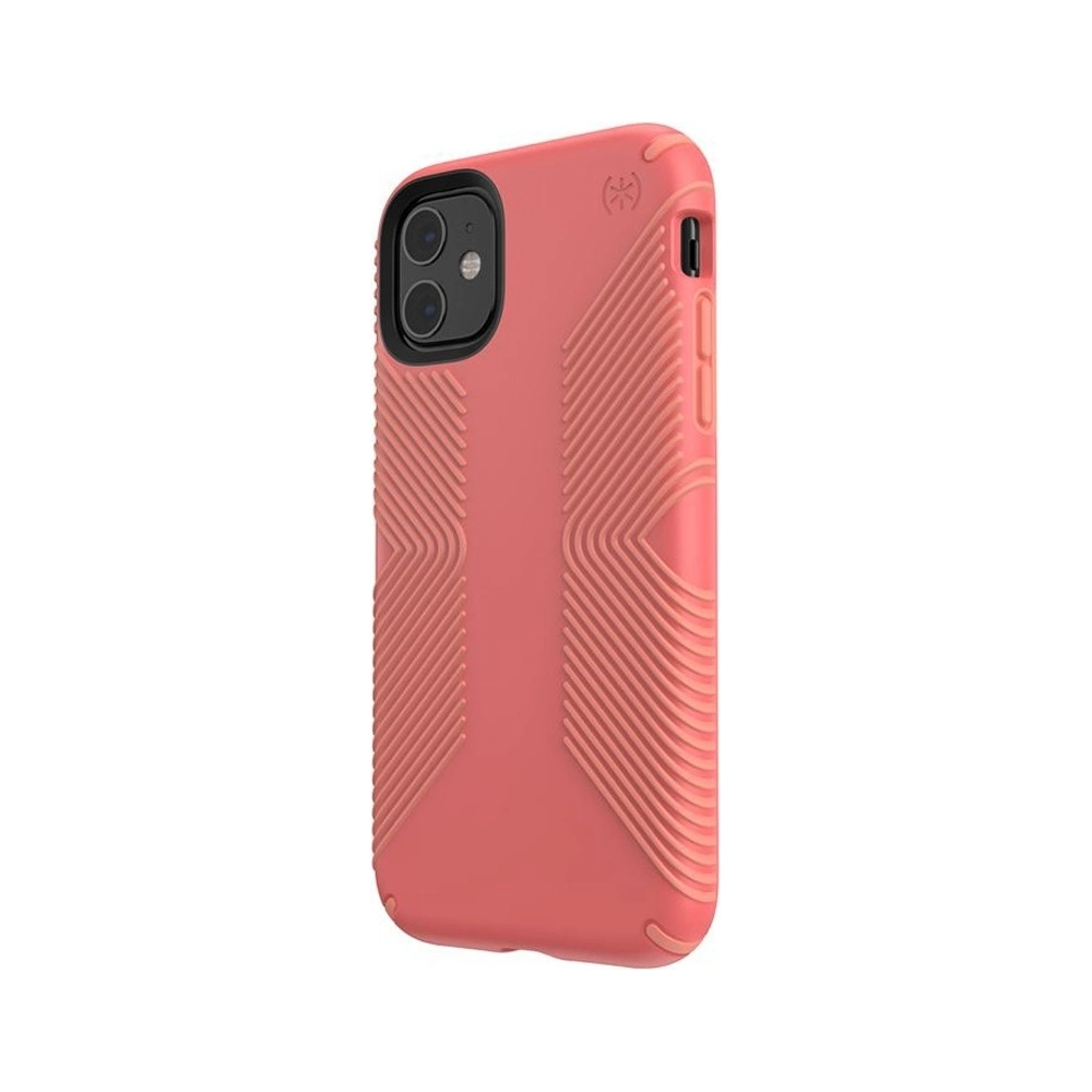Hurtownia GSM - Etui Speck Presidio Grip iPhone 11 z powłoką MICROBAN Parrot Pink/Papaya Pink - SPK095PNK - {ean13} - Hurt